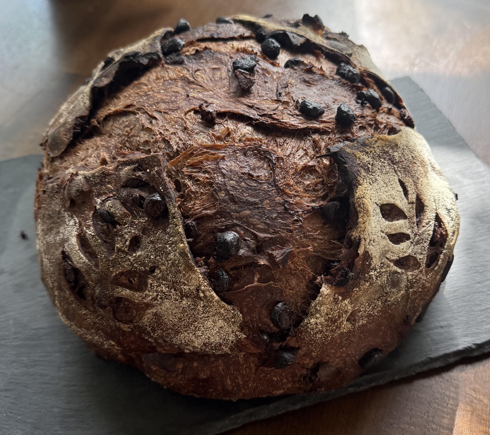 Chocolate Chocolate Chip Sourdough Boule - Image 4