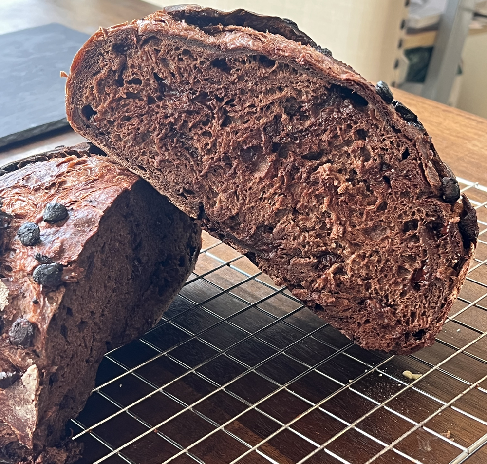 Chocolate Chocolate Chip Sourdough Boule - Image 3